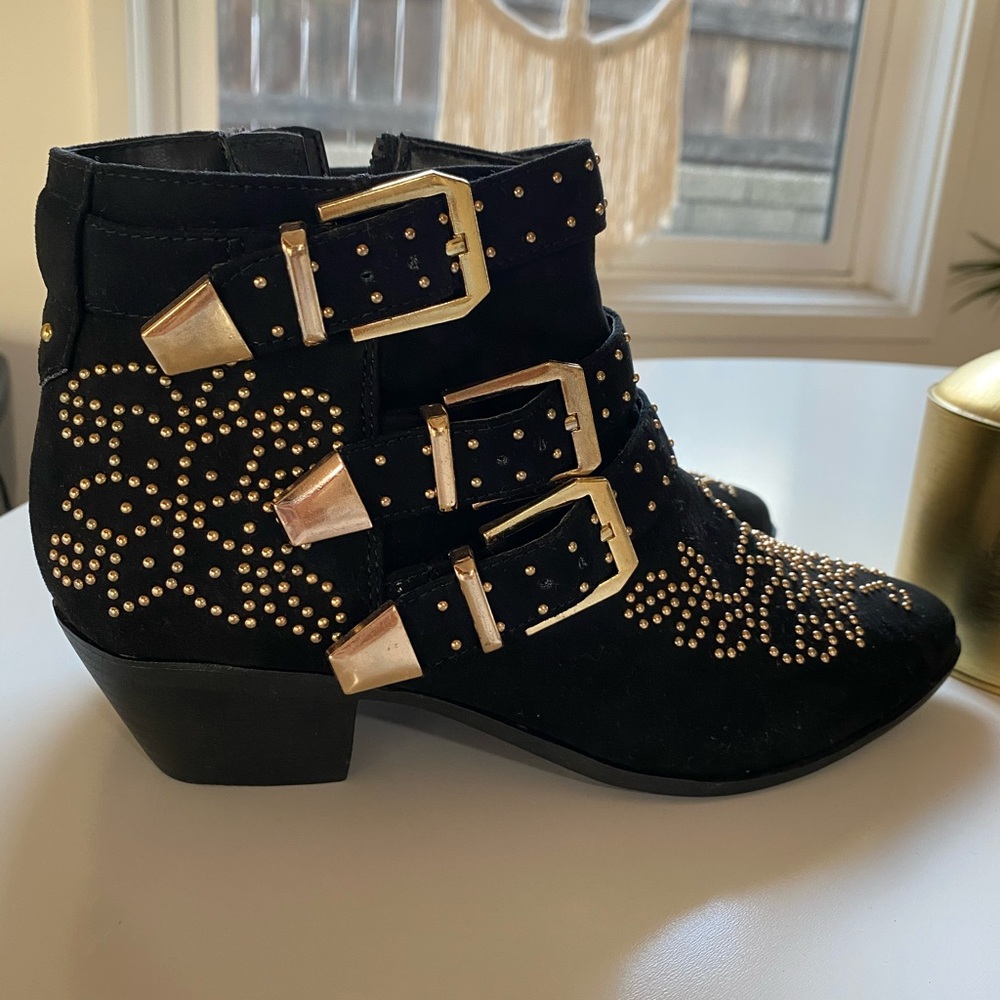 Brand new studded booties (chloe lookalikes)